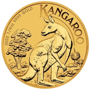 Perth Mint 2023 Kangaroo Gold Coin - 1/4oz